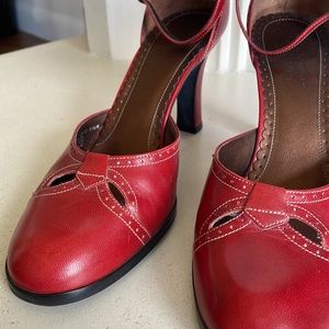 Red Franco Sarto high heels 8.5
